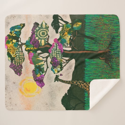 Couverture Sherpa Girafe sur les Avions d'Afrique (Devant (Horizontal))