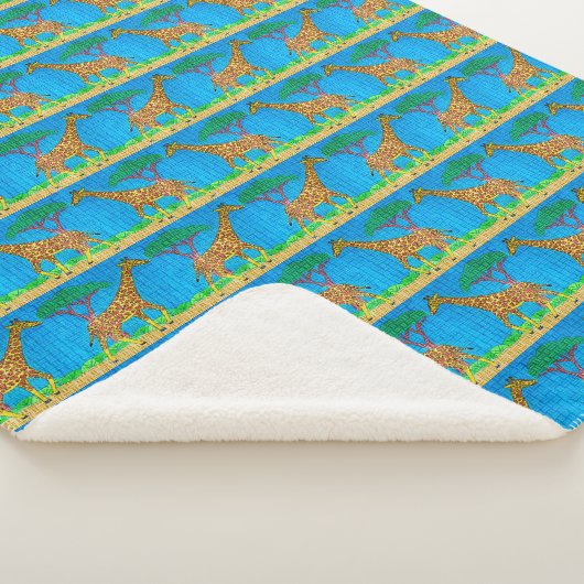 Couverture Sherpa Giraffe - Blanket Sherpa (3/4)