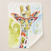 Couverture Sherpa Giraffe de pantalons (Devant)