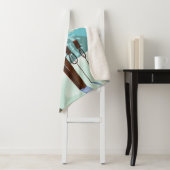 Couverture Sherpa Girdwood Alaska to ski Magnet (En situation)