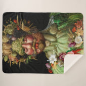 Couverture Sherpa Giuseppe Arcimboldo - Vertumnus (Devant (Horizontal))