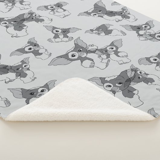 Couverture Sherpa Gizmo | Black & White Pattern (3/4)