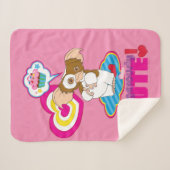 Couverture Sherpa Gizmo | Dangereusement mignon (Devant (Horizontal))