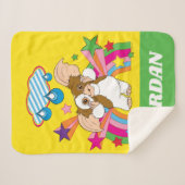 Couverture Sherpa Gizmo | Dreaming of Raindrops | Ajouter Votre Nom (Devant (Horizontal))