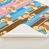 Couverture Sherpa Gizmo | Motif comique mignon (3/4)