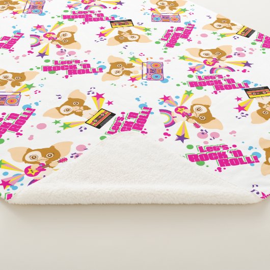 Couverture Sherpa Gizmo | Motif Rock 'n Roll (3/4)