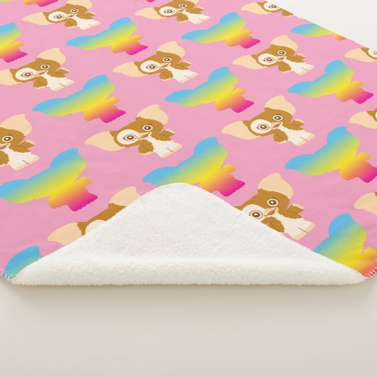 Couverture Sherpa Gizmo | Rainbow Pattern (3/4)