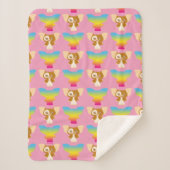 Couverture Sherpa Gizmo | Rainbow Pattern (Devant)