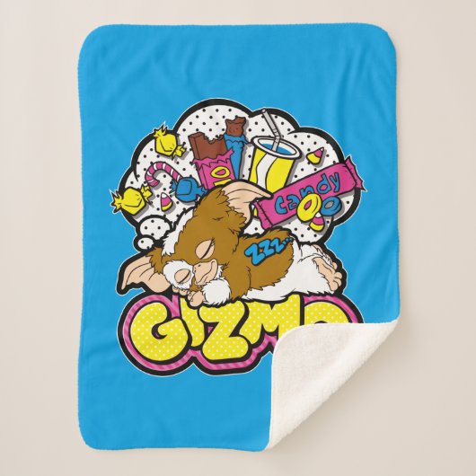 Couverture Sherpa Gizmo | Rêver de sucreries (Devant)