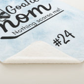 Couverture Sherpa Glace bleue de la poule de la poule de gardien de  (3/4)