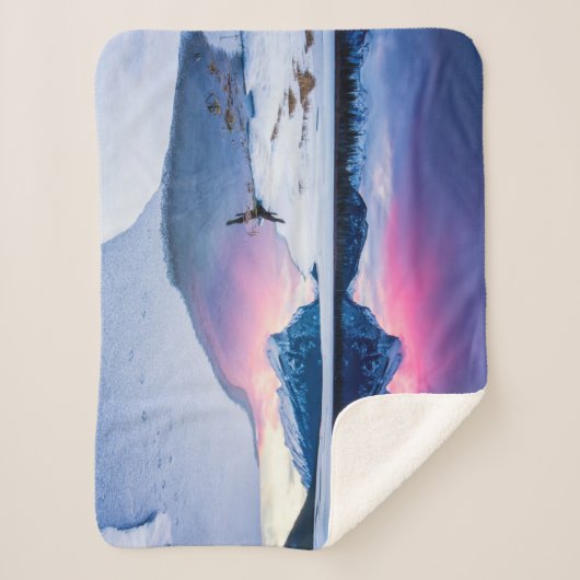 Couverture Sherpa Glace et neige | Mt. Rundle, Canada (Devant)