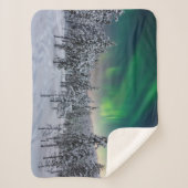 Couverture Sherpa Glace et neige | Paysage d'hiver, Finlande (Devant)