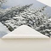 Couverture Sherpa Glace et neige | Pine Woodland, Autriche (3/4)