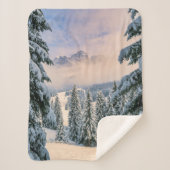 Couverture Sherpa Glace et neige | Rosengarten, Allemagne (Devant)