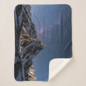 Couverture Sherpa Glace et neige | Voie Lactée Glacier Baltoro, Paki (Devant)