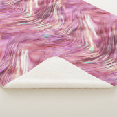 Couverture Sherpa Glam Rose d'or de perle rose fille (3/4)