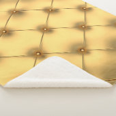 Couverture Sherpa Glamour D'Or : Décor Luxueux. (3/4)