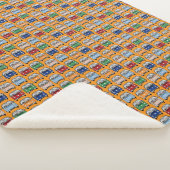 Couverture Sherpa Glamping Classic Retro Campervan fandom VDub (3/4)