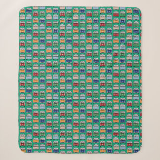 Couverture Sherpa Glamping Classic Retro Campervan fandom VDub