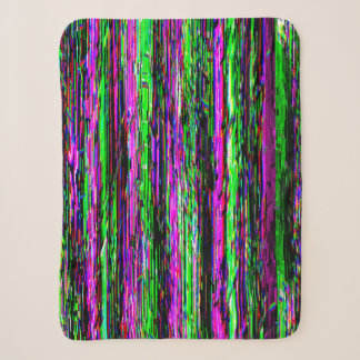 Couverture Sherpa Glitch tech abstract pattern