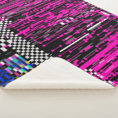 Couverture Sherpa Glitched retro VHS screen with flickers and broken (3/4)