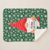 Couverture Sherpa Gnome de Noël   (Devant (Horizontal))