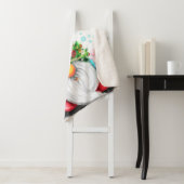 Couverture Sherpa Gnome de Noël Sherpa Blanket (En situation)