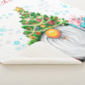 Couverture Sherpa Gnome de Noël Sherpa Blanket (3/4)
