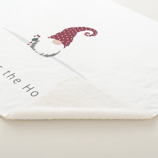 Couverture Sherpa Gnome for the Holidays Design scandinave (3/4)