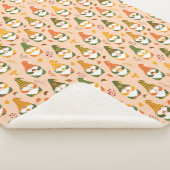 Couverture Sherpa Gnomes d'automne dans le Motif forestier (3/4)