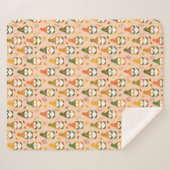 Couverture Sherpa Gnomes d'automne dans le Motif forestier (Devant (Horizontal))