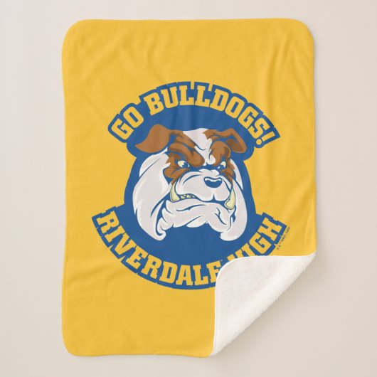 Couverture Sherpa Go Bulldogs - Riverdale High (Devant)