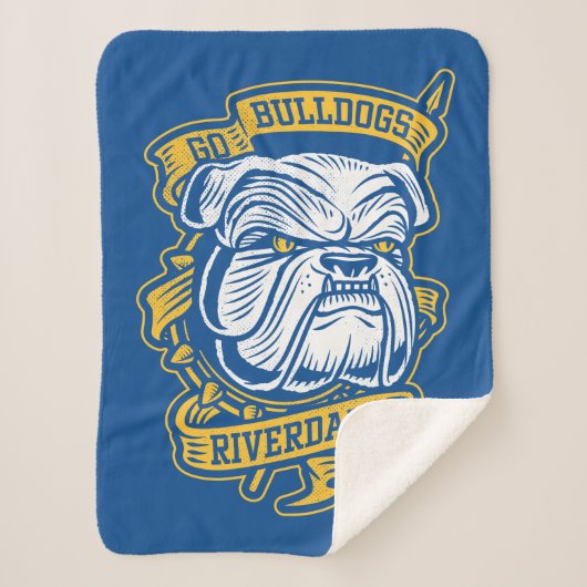 Couverture Sherpa Go Bulldogs - Riverdale Mascot Banner (Devant)