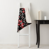 Couverture Sherpa God Jul Swedish Folk Art Sherpa Blanket (En situation)