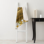 Couverture Sherpa Gold 50th Wedding Anniversary (En situation)