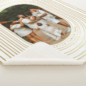 Couverture Sherpa Gold White Photo Famille (3/4)