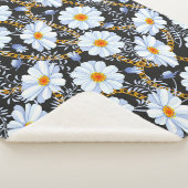 Couverture Sherpa Golden Baroque : Floral Chain Texture (3/4)