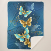 Couverture Sherpa Golden butterflies (Devant)