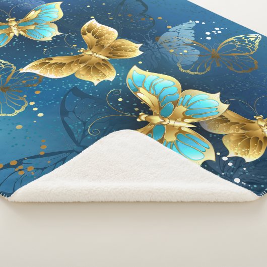 Couverture Sherpa Golden butterflies (3/4)