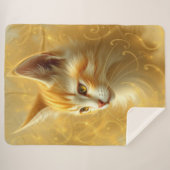 Couverture Sherpa Golden cat (Devant (Horizontal))