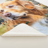 Couverture Sherpa Golden Retriever (3/4)