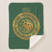 Couverture Sherpa Golden Targaryen Crest (Devant)