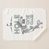 Couverture Sherpa Golf BUNNY™ - Trou en un club (Devant (Horizontal))