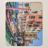 Couverture Sherpa gondole traditionnelle à Venise (Devant)