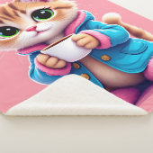 Couverture Sherpa Good Morning Kitten (3/4)