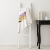 Couverture Sherpa Good Vibes seulement avec Chouette curieuse (En situation)
