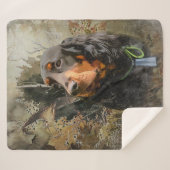 Couverture Sherpa Gordon Setter (Devant (Horizontal))