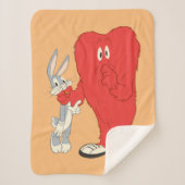 Couverture Sherpa Gossamer Holding BUGS BUNNY™ (Devant)