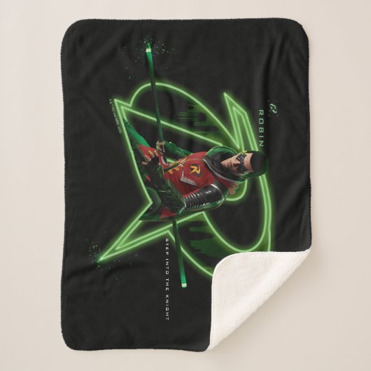 Couverture Sherpa Gotham Knights Robin en logo (Devant)