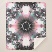 Couverture Sherpa Gothique Frozen Winter Spider Web (Devant)